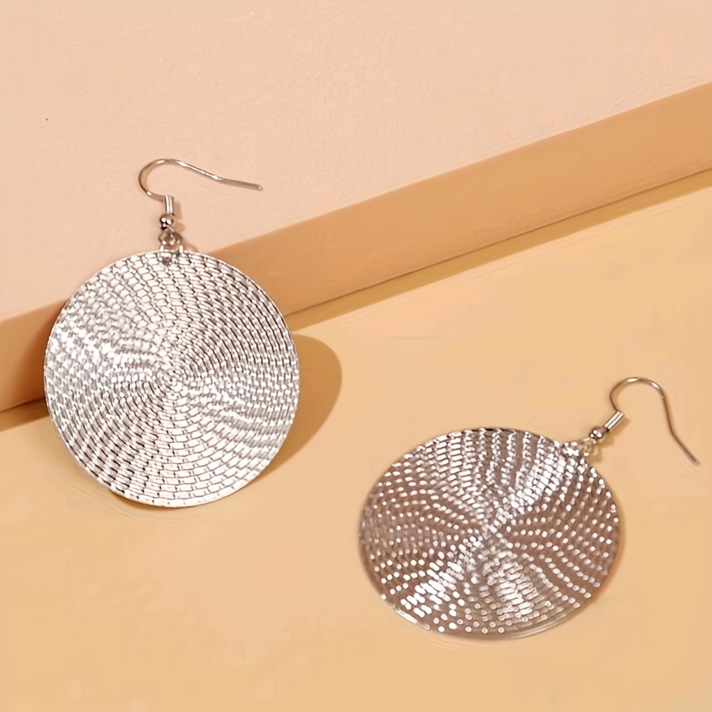 Irregular Plate Dangle Earrings for Daily Outfits & Parties